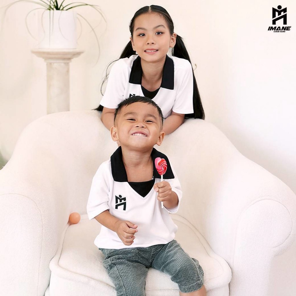 IMANE เสื้อกีฬาเด็ก เสื้อเด็ก รุ่น VINTAGE KIDS IMAJR1 001