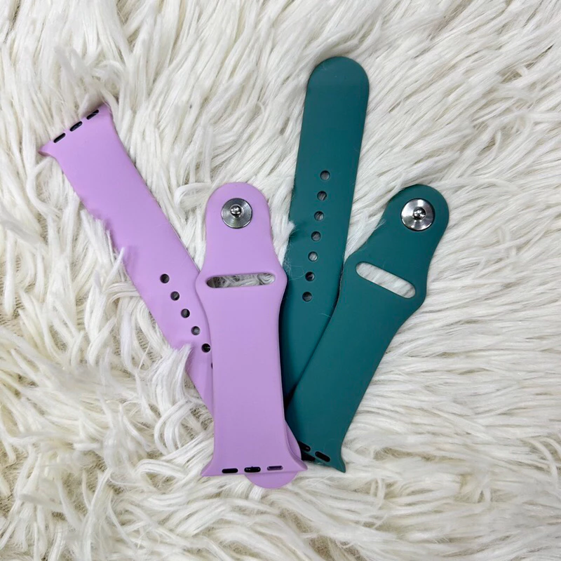 สายนาฬิกาซิลิโคน สำหรับ i Watch 42MM 44MM 38MM 40MM S9 8 7 SE 5 4 3 2 1 thumbnail 9
