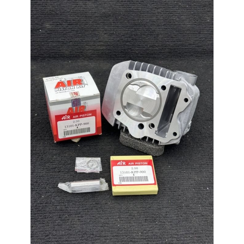 เสื้อ125ลูก66มิล2วาล์วพร้อมลูกปาดหลบวาวล์ปลอกยาวใส่ชักเดิมชัก3-5-7-9มิลปลอกนอกโต71มิลใส่125iไฟเลี้ยว