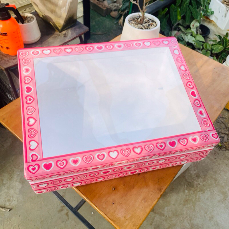 ลังโฟมแฟนซีอเนกประสงค์🥰ลายหัวใจ