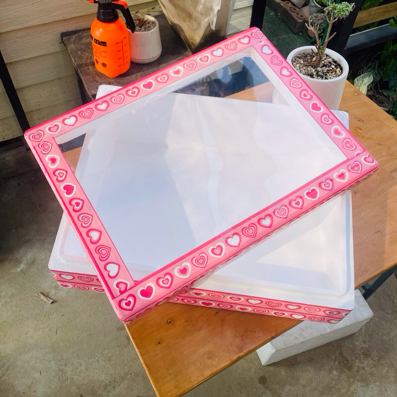 ลังโฟมแฟนซีอเนกประสงค์🥰ลายหัวใจ - รูปที่ 2