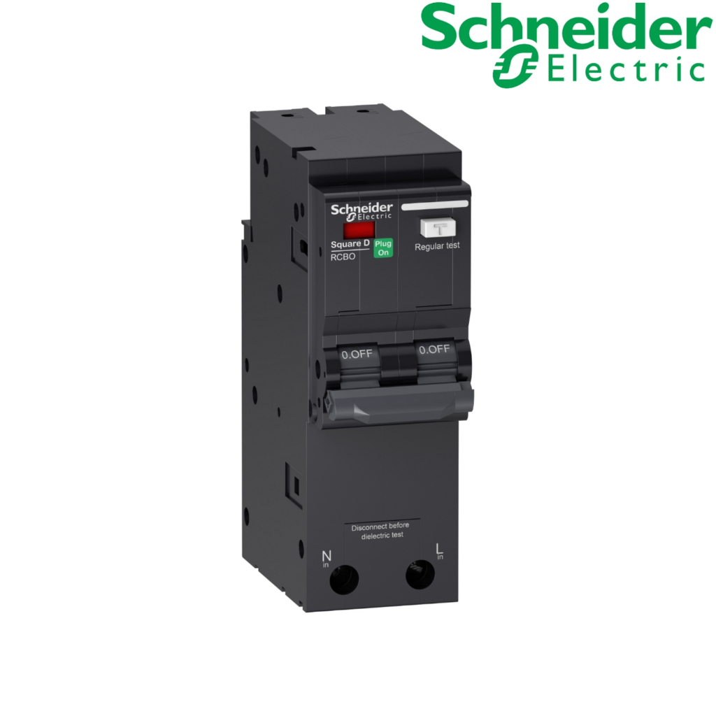 Schneider เมนเซอร์กิตเบรกเกอร์ กันดูด QO263C10RCBO30 2P 63A