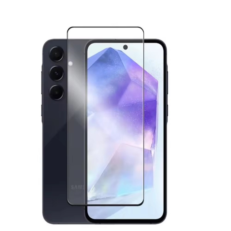 ฟิล์มกระจกนิรภัย เต็มจอ Samsung A35/A55 5G ฟิล์มกันกระแทก ฟิล์มกันรอย ฟิล์มSamsung A35 ฟิล์มSamsung 