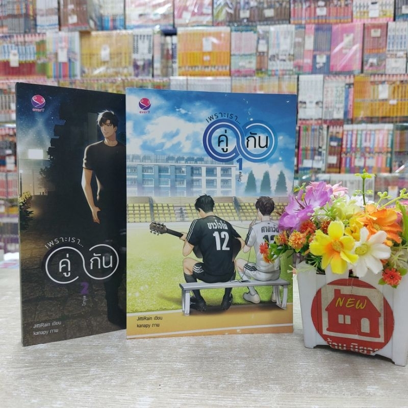 O7721 นิยาย เพราะเราคู่กัน สภาพปานกลาง❤️