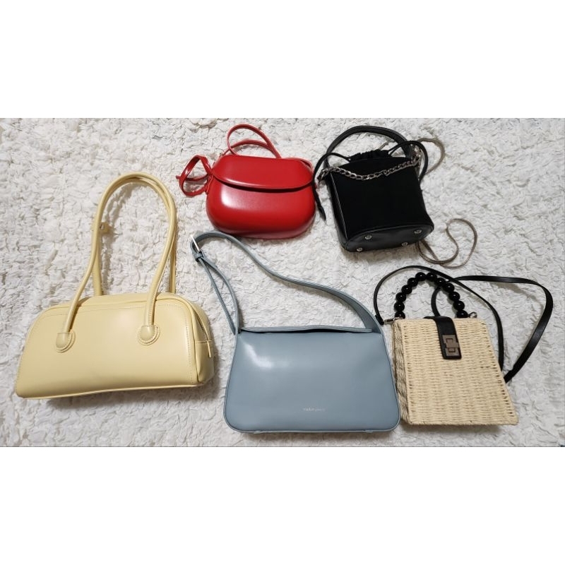 กระเป๋า กระเป๋าสะพาย crossbody ส่งต่อ - MADAM PEONY HOF