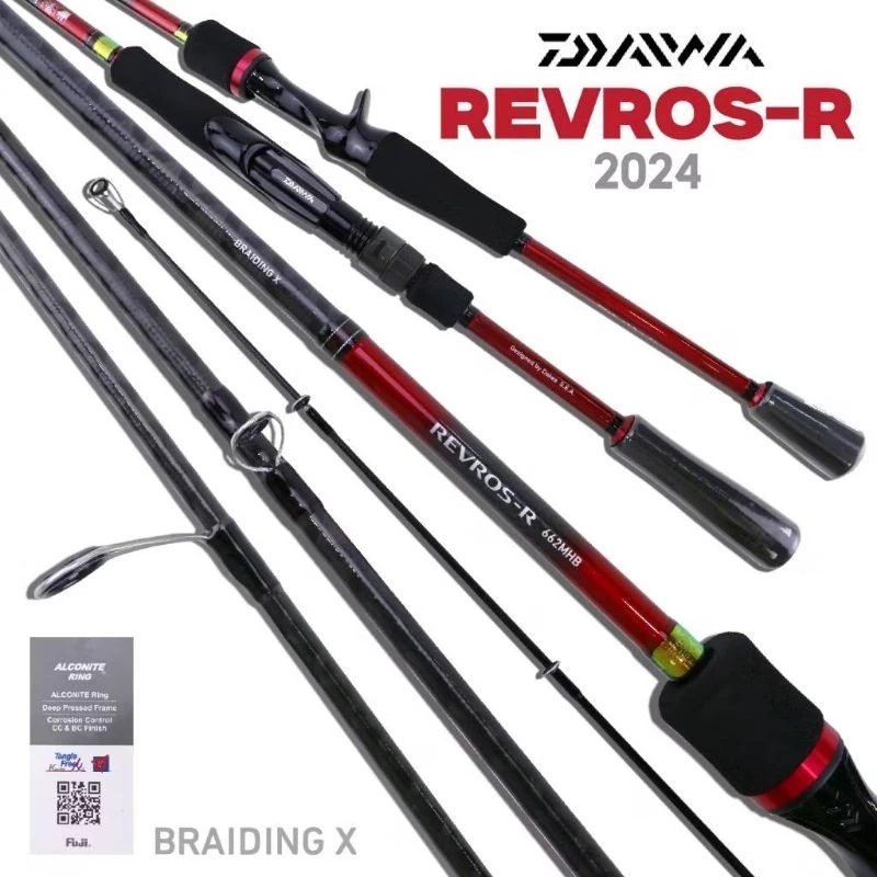 คันไดว่า DAIWA REVROS-R เบท/สปิน 2024มีบัตรรับประกันบริษัทไดว่า