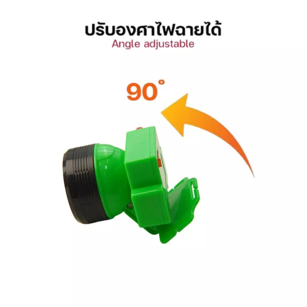 ไฟฉายคาดหัว LED Nova-6703 ชาร์จไฟได้ thumbnail 7