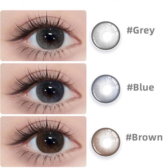 【2คู่ลด ฿3 และแถม ที่หนีบกับตลับ】เลนส์ค่าสายตาสั้น Midroo🍭คอนแทคเลนส์บิ๊กอาย Buttered Bean 14.2mm สีกาแฟนมเกาลั