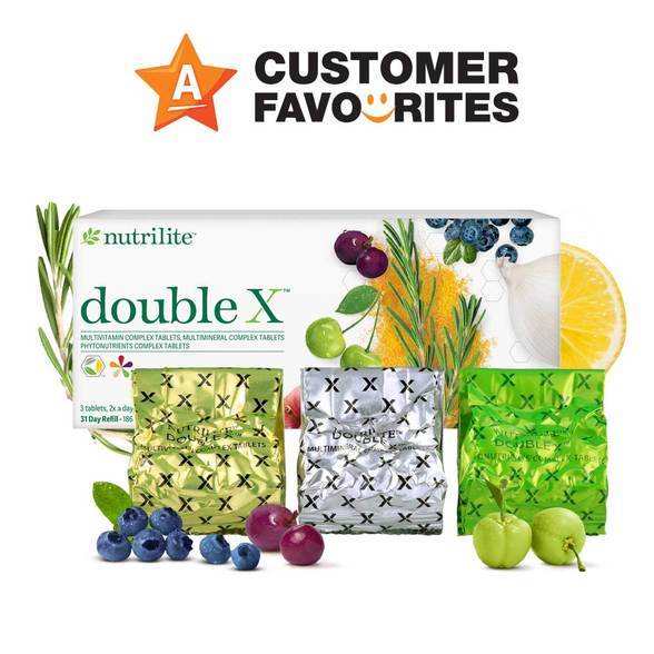 double x Nutrilite พร้อมตลับ และแบบ รีฟีล double x refill ของแท้ 100% / phytonutrients complex