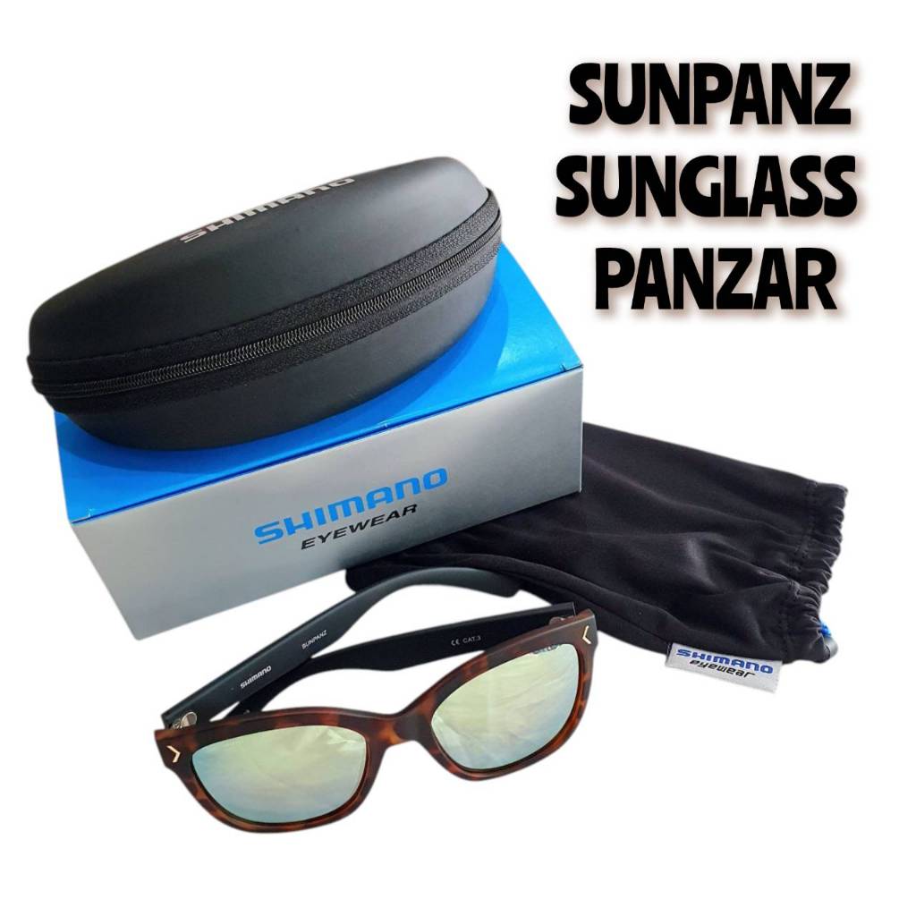 แว่นตากันแดด Shimano Panzar สินค้าแท้ 100% พร้อมซองและกล่องใส่แว่น