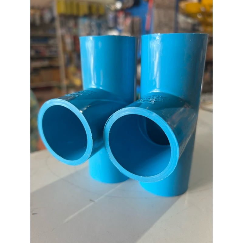 (แพ็ค10ตัว) สามทางหนา สามตาหนา ขนาด 11/4“(นิ้วสอง) PVC ตรา TOP