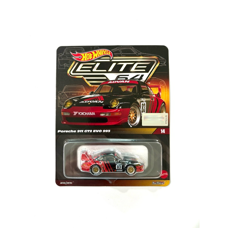 Hot Wheels | PORSCHE 911 GT2 EVO 993 ~ ELITE 64 / ADVAN | 📦สินค้ามีพร้อมส่ง