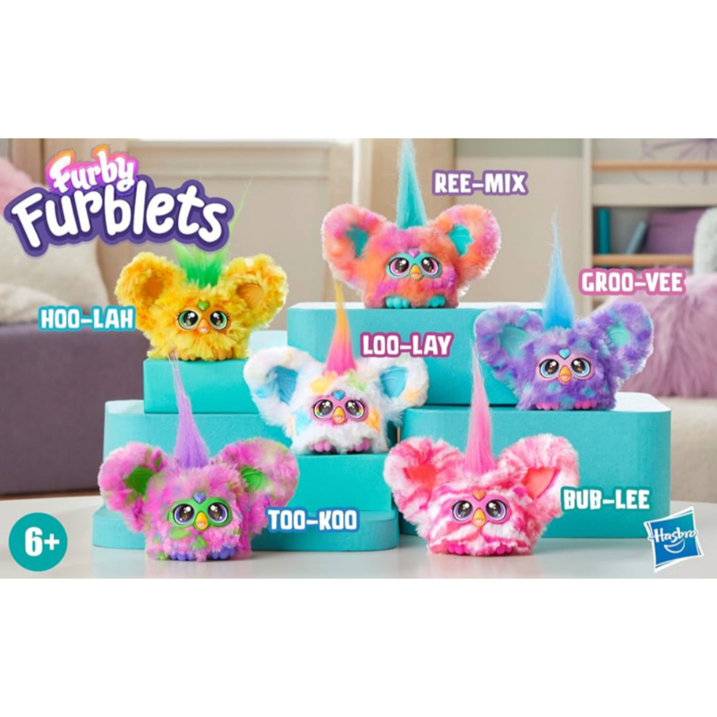 Furby ตุ๊กตา พวงกุญแจเฟอร์บี้จิ๋ว Mini Furby หรือ Furblet พร้อมส่งทุกสี!!! แท้1000000%