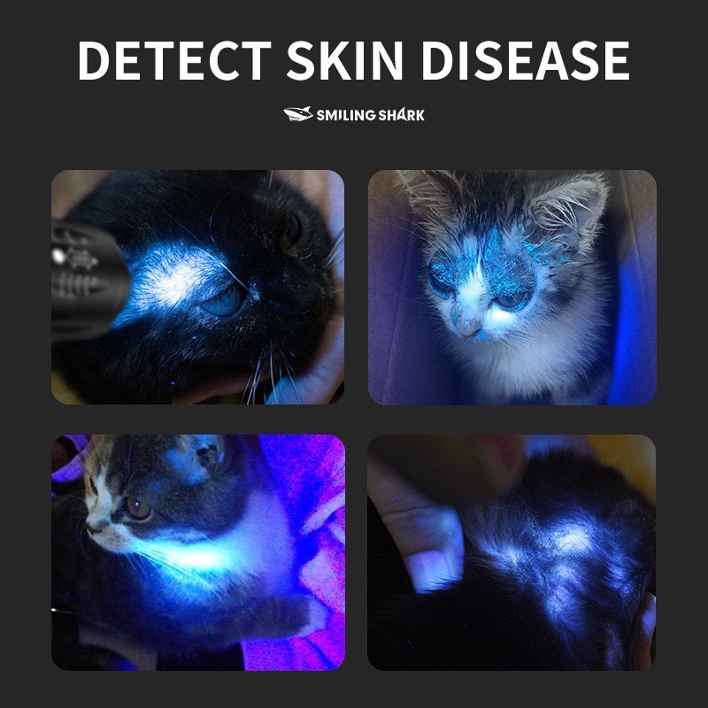 SmilingShark SD5313 ไฟฉาย led Laser Pointer แม่เหล็ก พอยน์เตอร์เลเซอร์สีแดง แสงสีม่วง 365 นาโนเมตร คบเพลิง 4โหมด ชาร์จ - รูปที่ 2