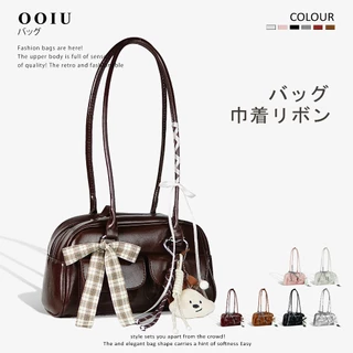 OOIU กระเป๋าหนังพียู กระเป๋าถือ ทรง stan oil สายจิ๋ว OOIU