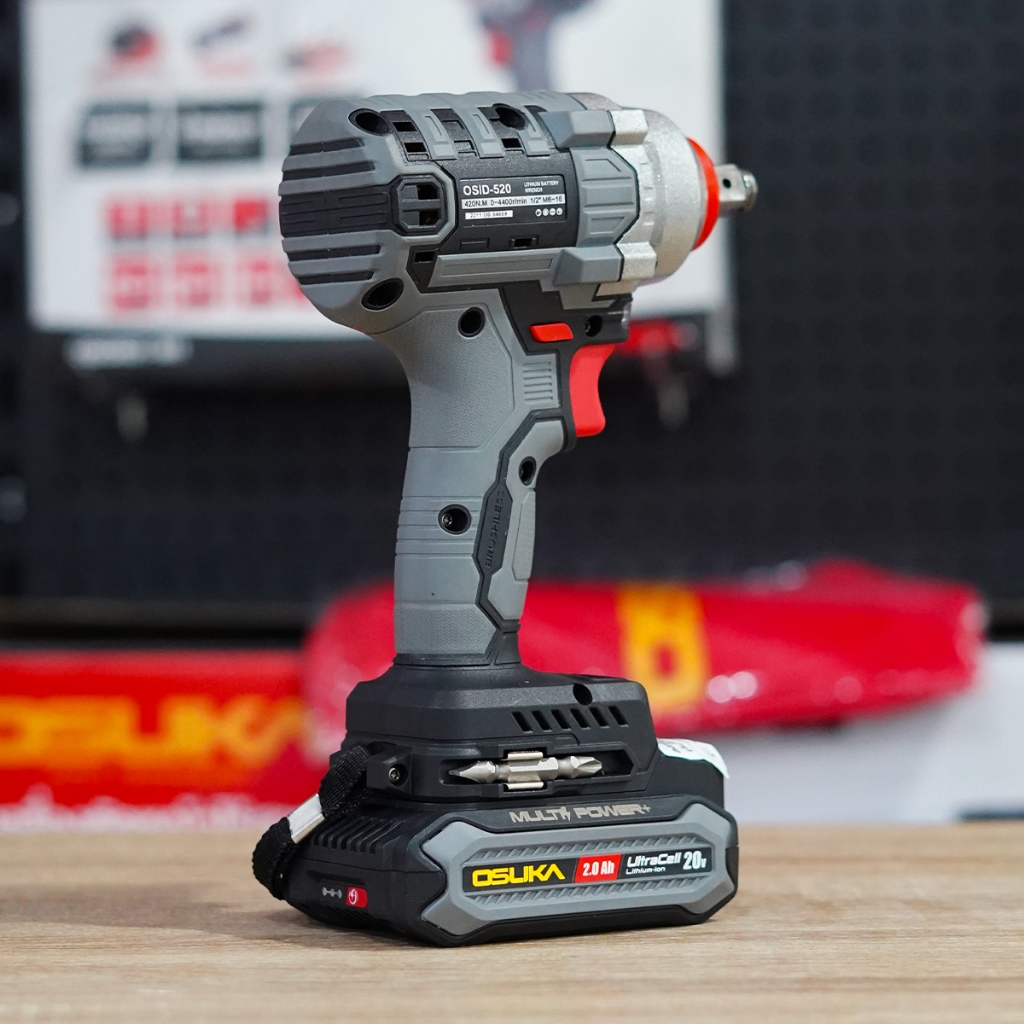 (ดีสุด) บล็อกเเบตไร้สาย OSUKA รุ่น LT-520 สีเทา 20V (ชุดเล็ก) บล็อกแบตเตอรี่ไร้สาย บล็อกแบต(คุ้มสุด) ราคา ถูกที่สุด ดีลบีเคเค แกลเลอรีภาพที่ 5