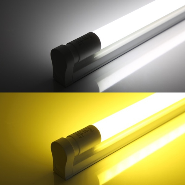 หลอดไฟไล่แมลง 9 วัตต์ LED TUBE T8 BUGTUBE หลอดไฟไล่แมลง 2 สีในหลอดเดียว (แสงเดย์ไลท์ & แสงเหลือง) LeKise รางพร้อมหลอด