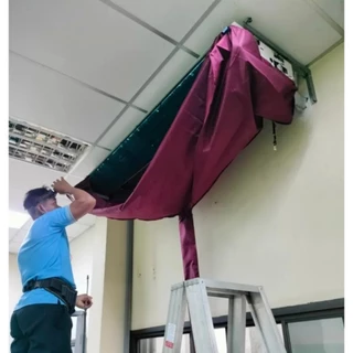 ผ้าใบล้างแอร์แขวน กันน้ำยาเคมีอย่างดี เหนียว หนา ทนทาน (มี2ขนาดให้เลือก)