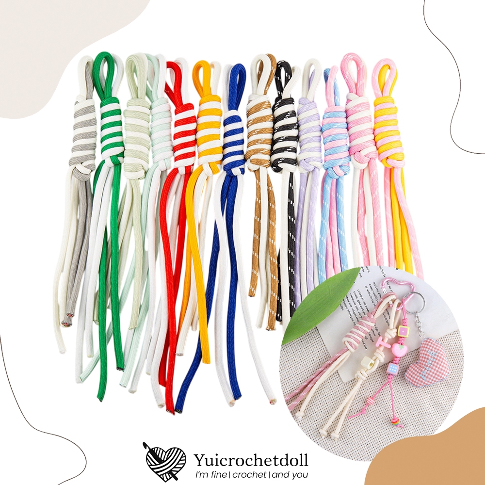 [ส่งด่วน] MT103 เชือกพวงกุญแจ Custom ทำสายคล้องโทรศัพท์มือถือ พวงกุญแจ Art Toy พวงห้อยกระเป๋า DIY Craft╭♥