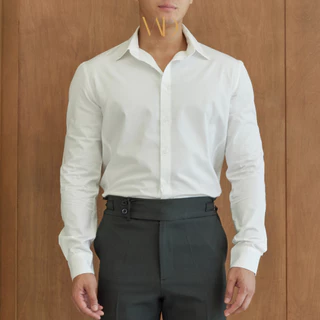 [Limited] เสื้อเชิ้ตทรง Slimfit ผ้ายับยาก เสริมบุคลิกให้ดูหล่อ - WDNSDAY Shirt