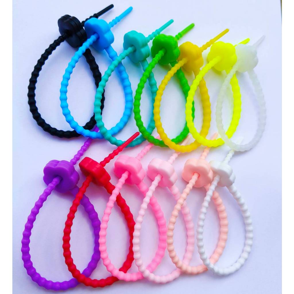 ลดราคา สายคล้องซิลิโคน ดอกไม้ 21 ซม ห้อยพวงกุญแจ กระเป๋า ตุ๊กตา สายรัด DIY (1 ชิ้น) โค้ดส่งฟรี ส่งจากไทย