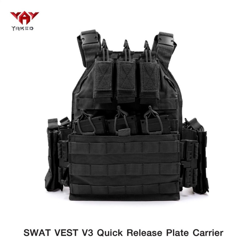เสื้อเกราะ Swat Vest V3 ( Swat Vest V3 Quick Release Plate Carrier )