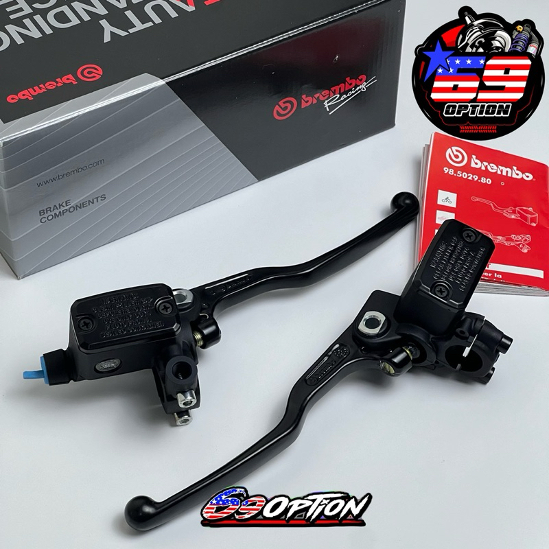 ปั้มฐานดำกระปุกเหลี่ยม Brembo โบ้เหลี่ยม ข้างขวา