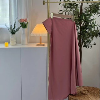 Hijab Kuliyah ติดมุก ไม่มีคาง (กุลลียะห์) XL