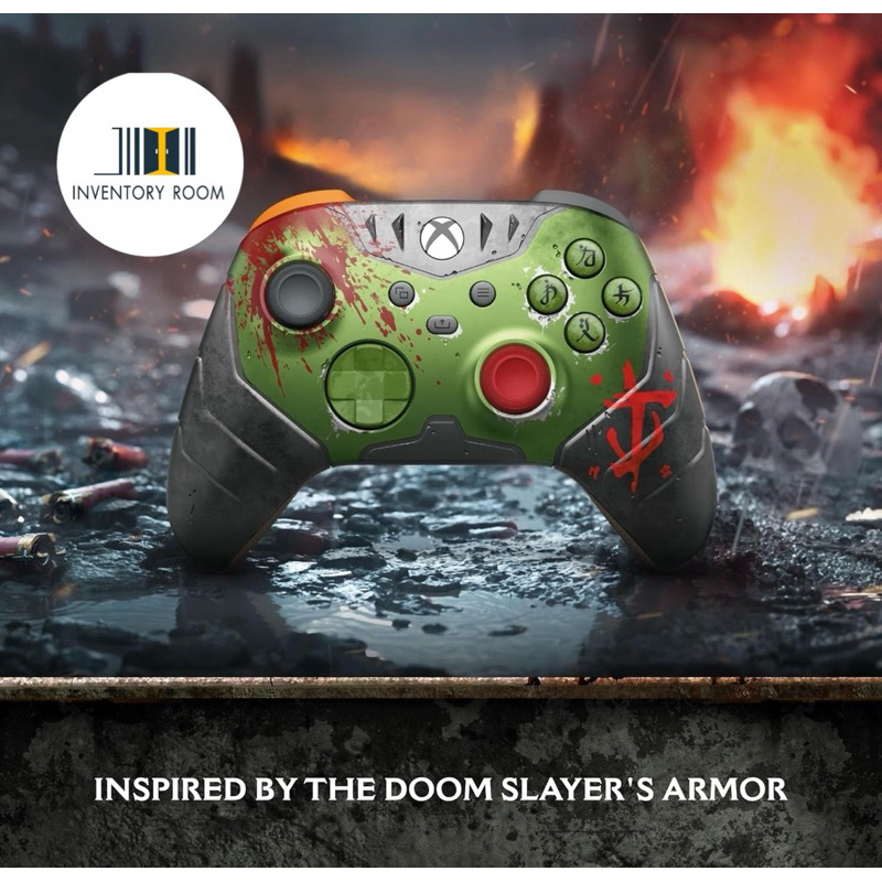 [อุปกรณ์เกมส์ลิขสิทธิ์แท้] ⚠️ทักก่อนซื้อ⚠️ Xbox Wireless Controller – DOOM: The Dark Ages Limited Se