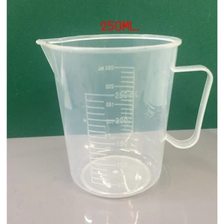 ถ้วยตวงเรซิ่น แก้วตวงผสม แก้วตวงพลาสติก มีด้ามจับ ขนาดบรรจุ 250 ml / 500 ml ใช้ตวงผสมเรซิ่น ยางซิลิโคน