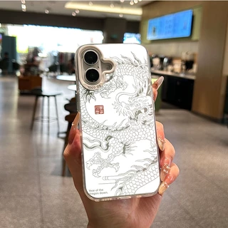 ลายมังกร แฟชั่นหรูหรา สําหรับ Infinix Smart8 Tecno Spark GO 2024 20 Pro Hot 40 40Pro 50i 30i 30 40i NOTE40PRO+5G 40PRO