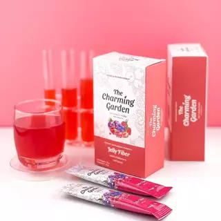 (ของแท้+มีบัตรตัวแทน) เจลลี่ไฟเบอร์ เดอะ ชาร์มมิ่ง การ์เด้น🍒 The Charming Garden Jelly Fiber