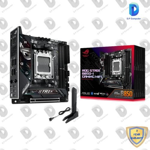 MAINBOARD (เมนบอร์ด) ASUS ROG STRIX B850-I GAMING WIFI สินค้าใหม่ รับประกัน 3 ปีเต็ม
