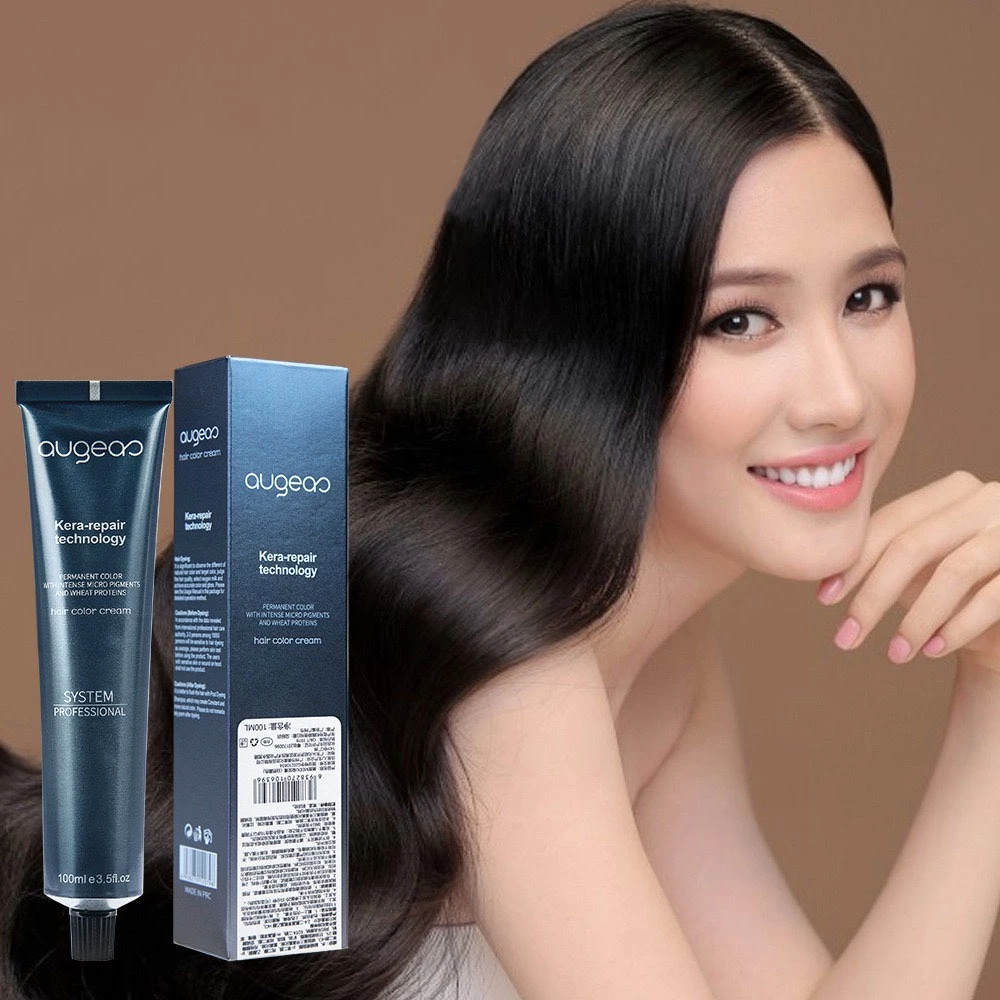 น้ำยาย้อมผม AUGEAS Hair Color Cream ครีมเปลี่ยนสีผม ขนาด 100 ml