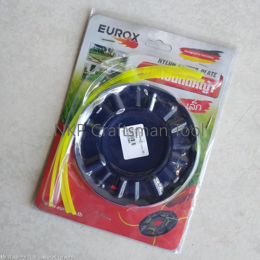 จานเอ็นตัดหญ้า ชุดจานเอ็นตัดหญ้า EUROX พร้อมเอ็น อย่างดี สำหรับเครื่องตัดหญ้าทุกรุ่น