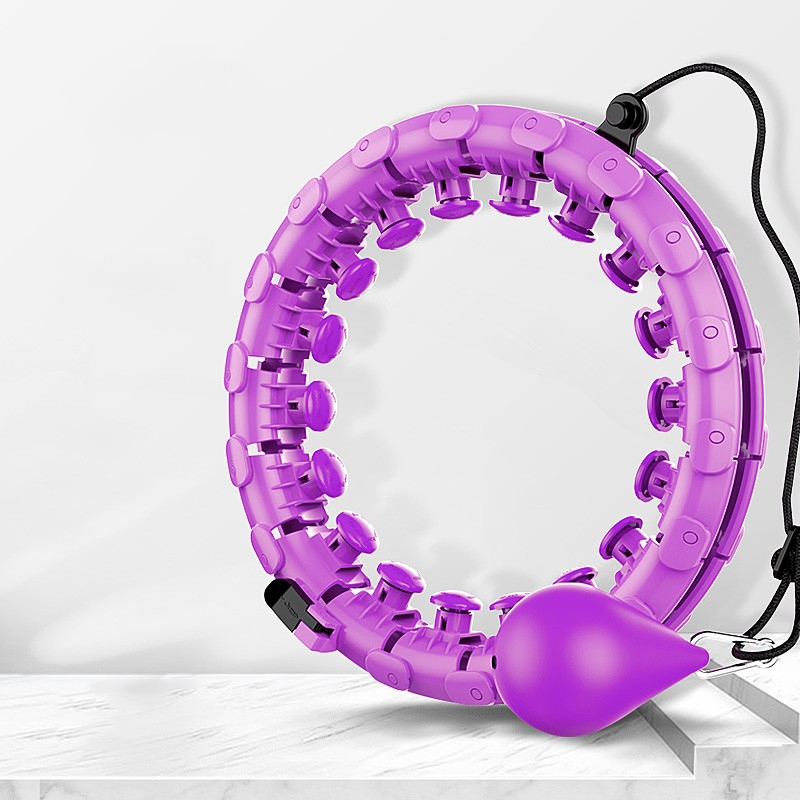 ฮูล่าฮูป ห่วงฮูลาฮูปอัจฉริยะ ถอดออกได้ นวดแม่เหล็กนับอัจฉริยะ อุปกรณ์ออกกำลังกายลดหน้าท้อง ลดน้ำหนักอย่างง่ายดาย - รูปที่ 6