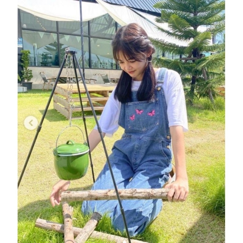 เอี้ยมยีนส์ สียีนส์ฟอก ผีเสื้อ🦋01/ ขากระบอกไซต์xs-M