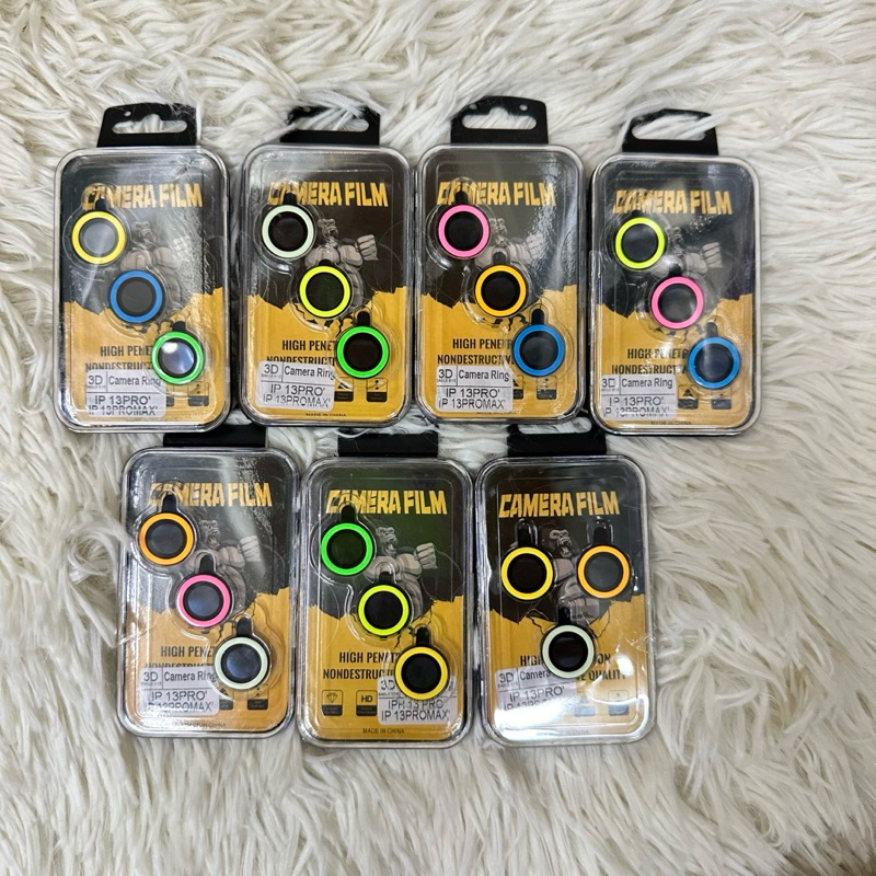 ฟิล์มเลนกล้อง เรืองแสงคละสี （luminous）สำหรับไอโฟน11 11Pro 11Promax 12 12mini 12Pro 12promax 13 13mini 13Pro 13Promax - รูปที่ 2
