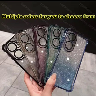 เคสโทรศัพท์ สำหรับ OPPO A18 A38 A17 A17K A78 A58 เคส หรูหรา กากเพชร 2in1 ไล่โทนสีสวย กันกล้อง กันกระแทกมุม F8