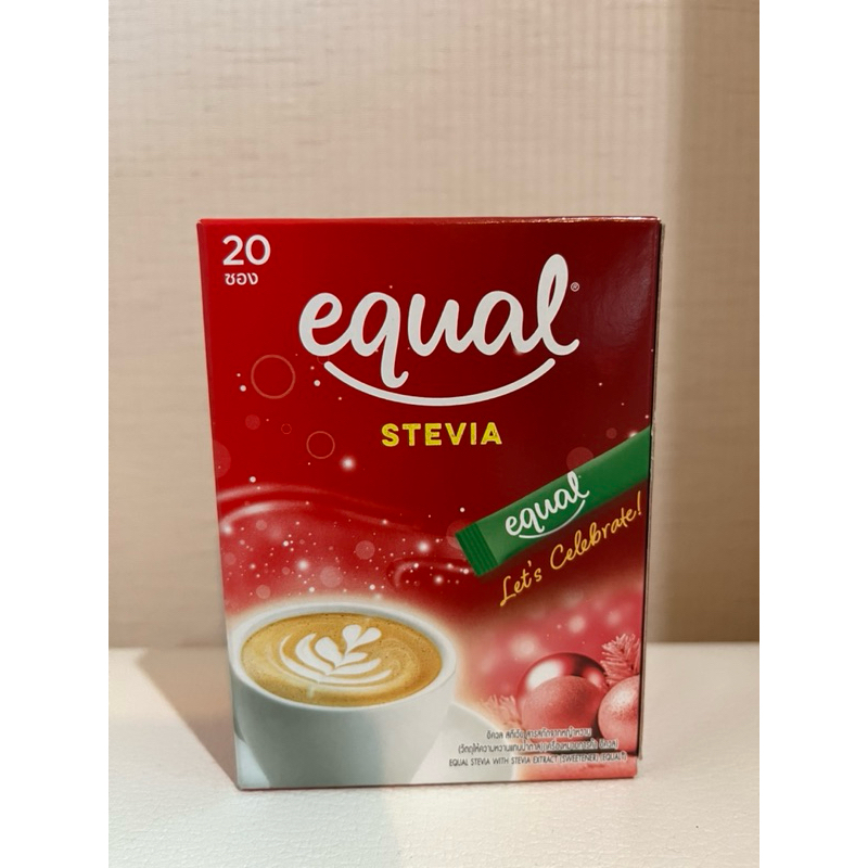 น้ำตาลเทียม Equal บรรจุ 20ซอง(รวม40 กรัม)