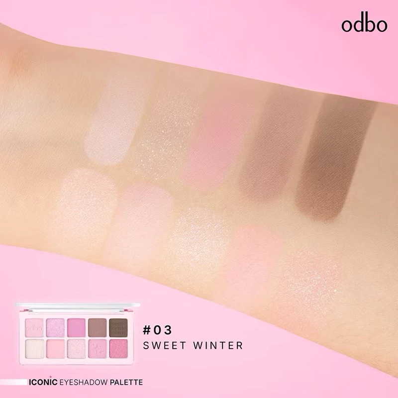 ODBO ICONIC EYESHADOW PALETTE อายแชโดว์ personal color thumbnail 6