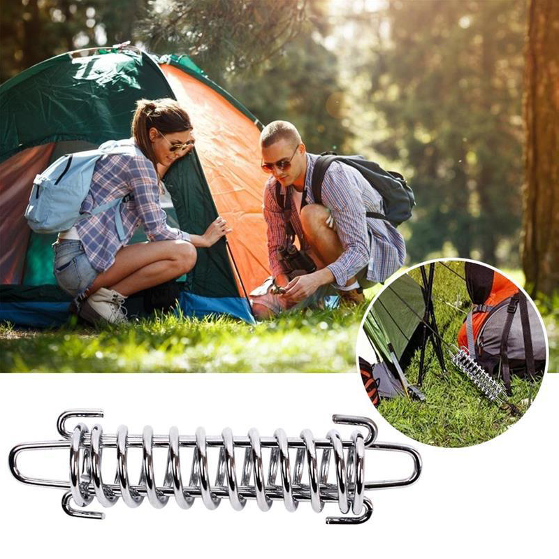 สปริงกันกระชาก สปริงกันลม Tent Spring Buckle สปริงลดแรงกระแทก สปริงฟลายชีทหรือเต็นท์ สปริงสมอบก