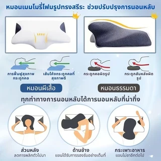 [ส่งฟรี] หมอน Ergonomi pillow VENSOTTI รุ่นLHD ขนาดเล็ก พกพาสะดวก ช่วยนอนหลับลึก Deep Sleep 【รับประกันการคืนเงิน 90 วัน】