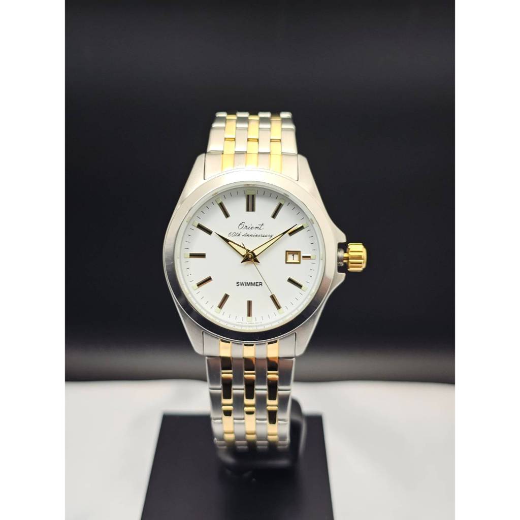 นาฬิกาผู้ชาย Orient รุ่น 60th Anniversary ( SWIMMER )สแตนเลส 2กษัตริย์ ประกัน 1ปี