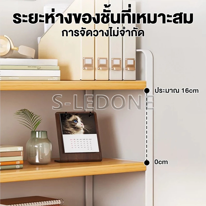 ชั้นวางของบนโต๊ะ ชั้นหนังสือ ชั้นจัดระเบียบบนโต๊ะทำงาน thumbnail 8
