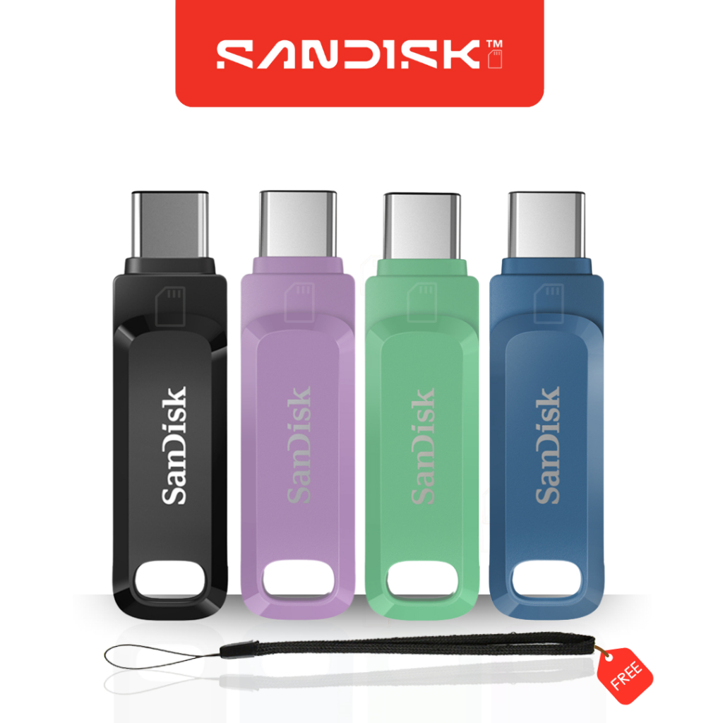 SanDisk Ultra Dual Drive Go USB Type-C (SDDDC3) 64GB 128GB 256GB แฟลซไดรฟ์ Flash Drive for iPhone15