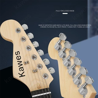 กีตาร์ไฟฟ้า KAWES GUITAR WORLD ST ฟรี สายแจ็ค ประแจ มืออาชีพสำหรับผู้เริ่มต้น| เลือกเพิ่มตู้แอมปได้