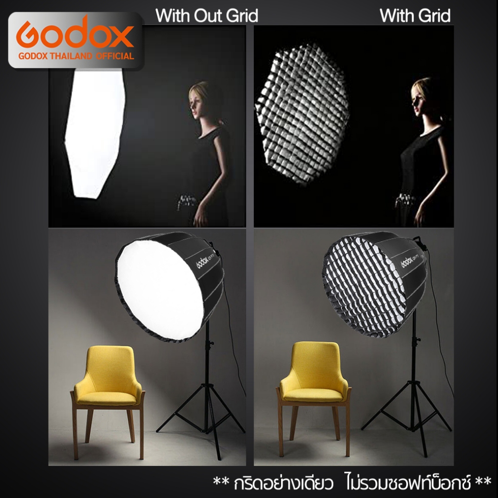 Godox Grid P70G -กริดอย่างเดียว- For Softbox QR-P70 , QR-P70G / Godox Thailand