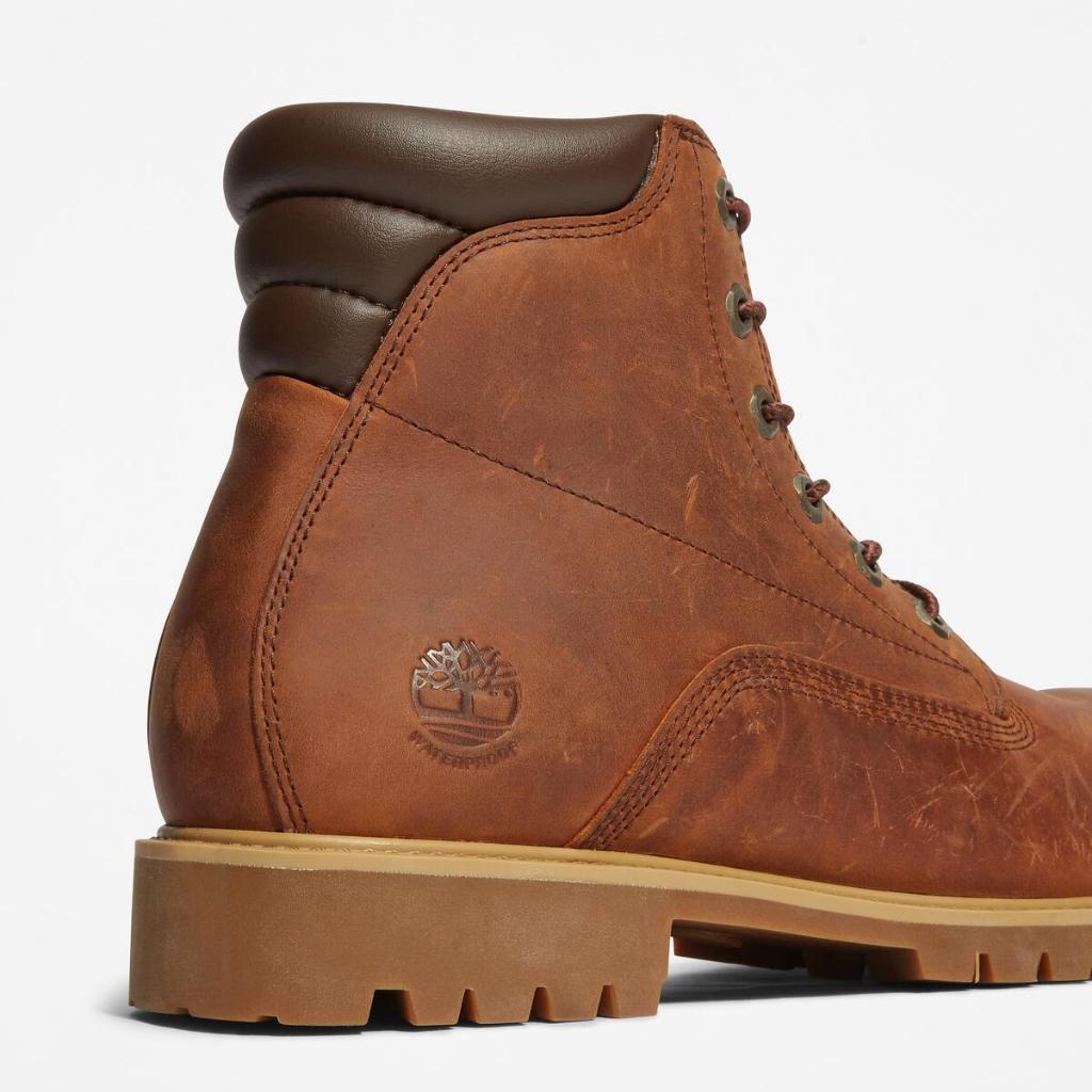 Timberland Men's ALBURN 6 INCH LACE UP WATERPROOF BOOT รองเท้าบูทผู้ชาย (S25MA1H8Q)