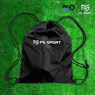 PS TRAINING กระเป๋าสะพายหลัง SPORT BAG กระเป๋าใส่รองเท้าฟุตบอล ใส่อุปกรณ์กีฬา มีหูรูด ผ้าร่มกีฬา